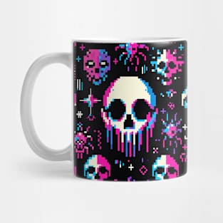 PATRON CALAVERAS MUTANTES PIXELADAS 5 Mug